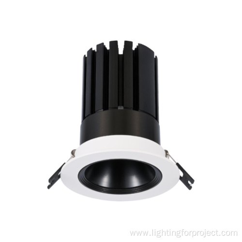 COB led recessed spotlight with honeycomb